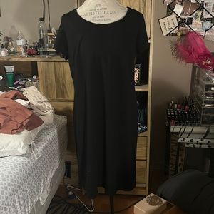 Fashion Bug Black Knee Length Dress - xl